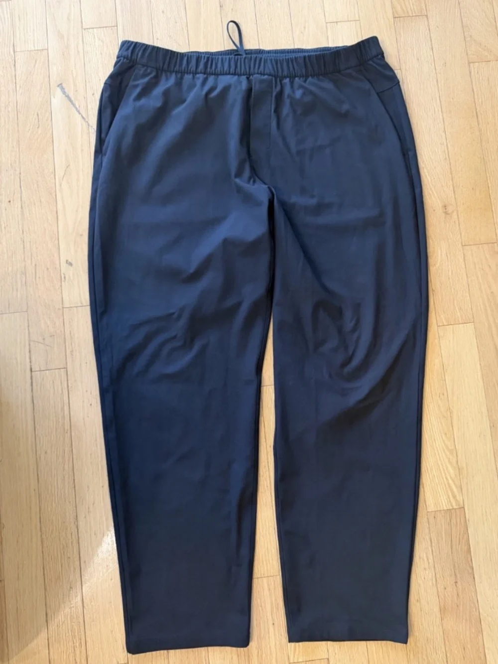 Lululemon ABC Pull-On Pant 32L- Mens Size XXL- Obsidian Black Tapered EUC